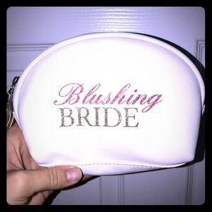 Bridal Zip-up make up case or overnight bag